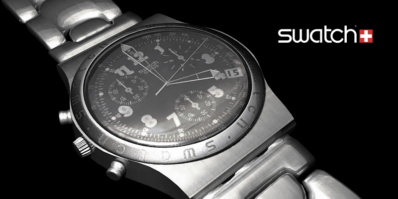Montre Swatch réalisée en 3D sous MAYA