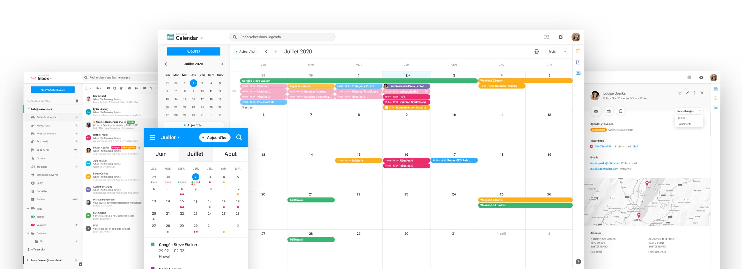 Webmail Infomaniak UX Design