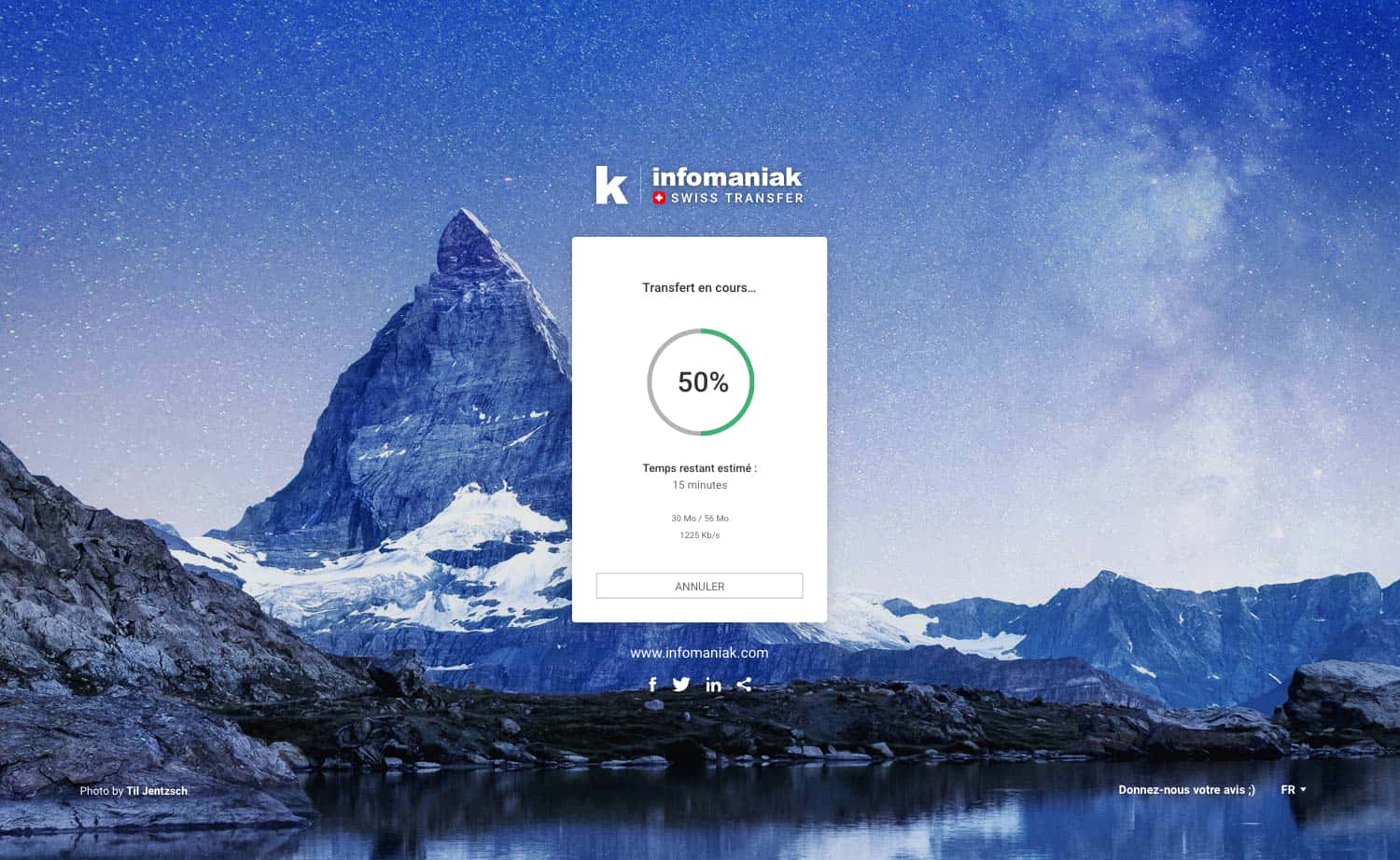 Swiss Transfer - UX Design Gen&egrave;ve
